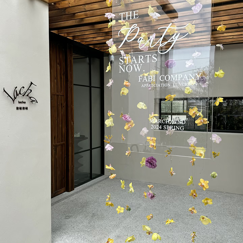 高品质仿真悬浮花材料包小红书同款店铺装饰布置花帘子节庆日用品