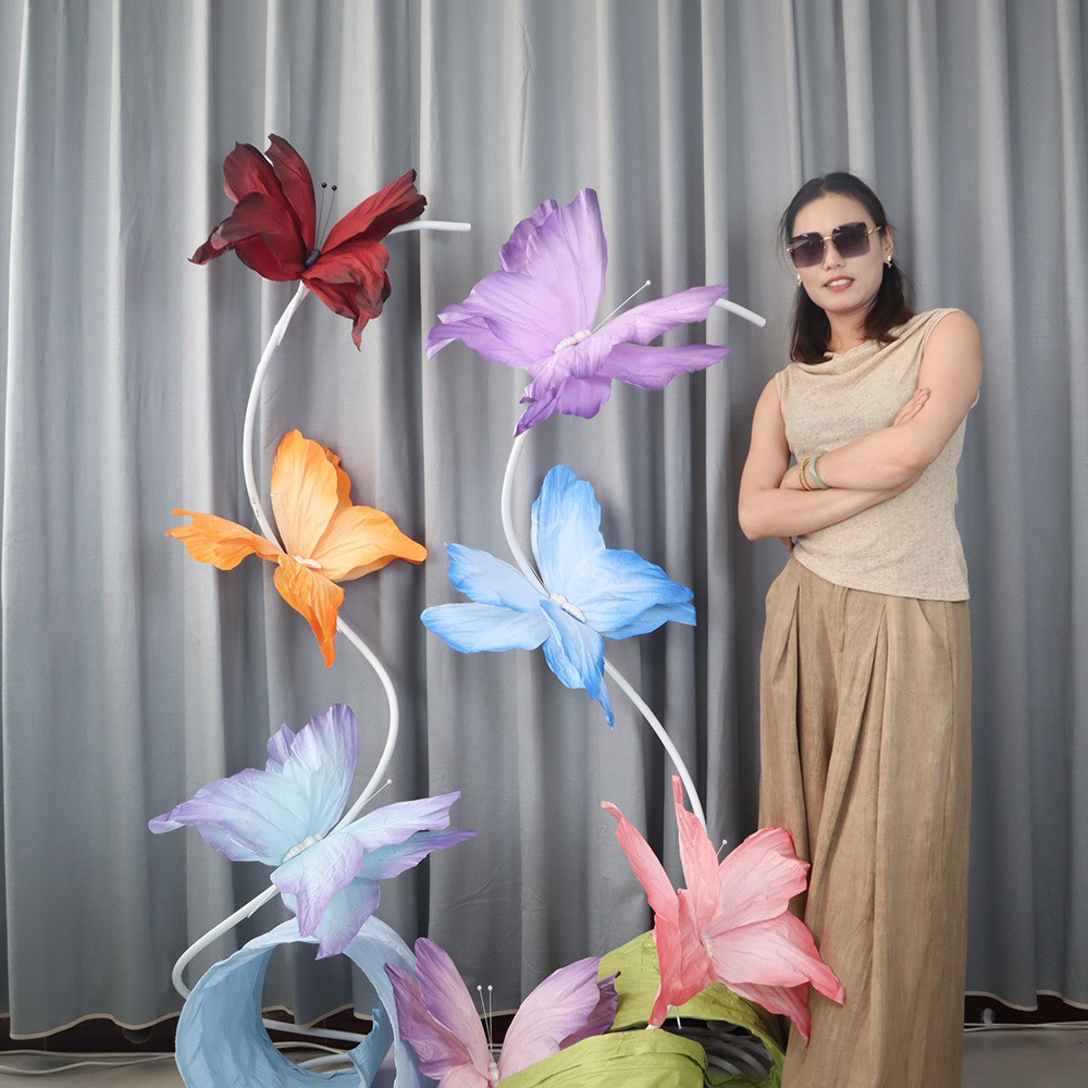 成品纸艺蝴蝶仿真花大型商场活动橱窗摆件婚礼装饰品路引仿真蝴蝶,节庆用品/礼品,婚庆绢花,淘宝优惠券,粉丝福利购,淘宝优惠卷