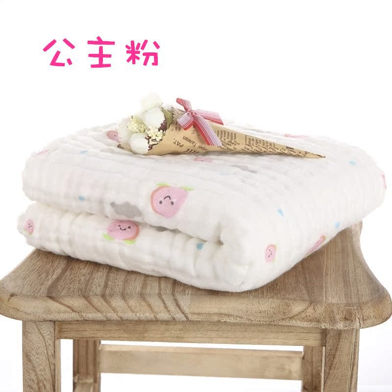 6层加厚新生婴儿专用浴巾纱布秋浴巾