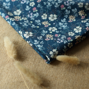 碎花文艺显瘦打底背心裙 森女宽松复古圆领中长款 梵高七月夏季 新款