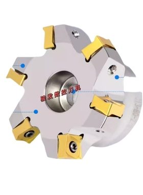 88°快进给铣刀盘DSSC重切削平面飞刀盘SNMU130708双面八角铣刀片