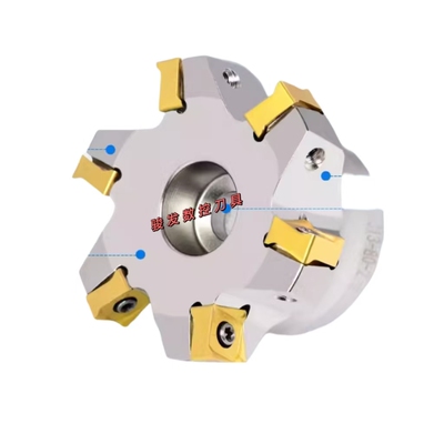 88°快进给铣刀盘DSSC重切削平面飞刀盘SNMU130708双面八角铣刀片