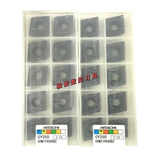 日立钻铣数控刀片CPMT190408Z CY250 JP4020过中心钻通用加工