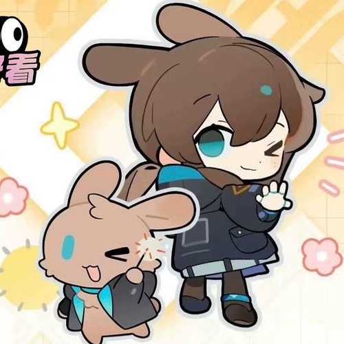 正版明日方舟x万代食玩巧克力威化玉米脆冰箱贴小贴纸合集