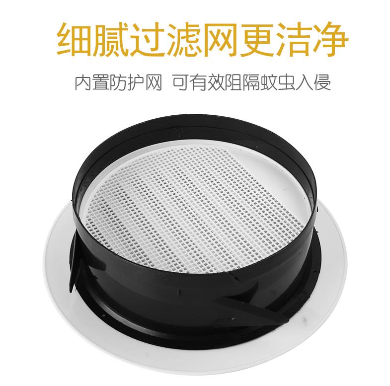 装饰盖35CM30CM15CM塑料排风口出风罩高档集成换气口办公室旋转风