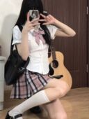 女套装 泡泡袖 修身 纯欲jk收腰衬衫 设计感校园短袖 衬衣辣妹制服夏