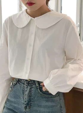 雪纺长袖衬衫女春秋设计感小众