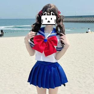 Bodyline美少女战士宝蓝校供jk制服水手服日系学院风夏季短袖套装
