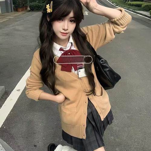 四件套秋冬JK制服外套校供感套装