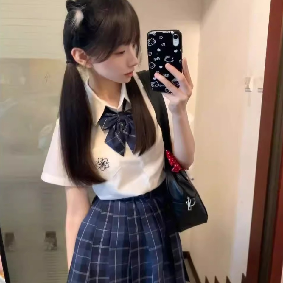 冈梨田jk制服套装日系学院校供裙