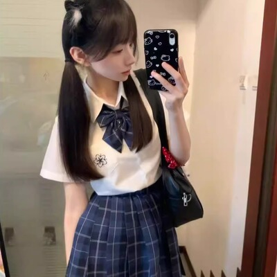 冈梨田jk制服套装日系学院校供裙