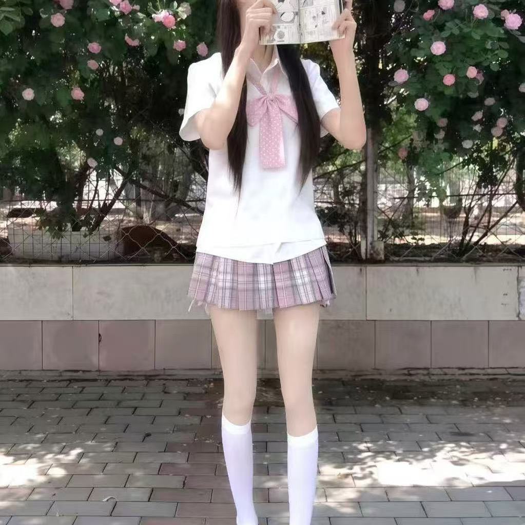 原创正版学院风jk制服百搭裙套装