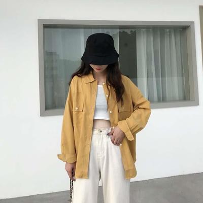 衬衫女2020新款设计感开衫薄外套