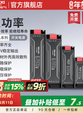 德力西灯带变压器220转24vled照明电源驱动适配器灯带控制器