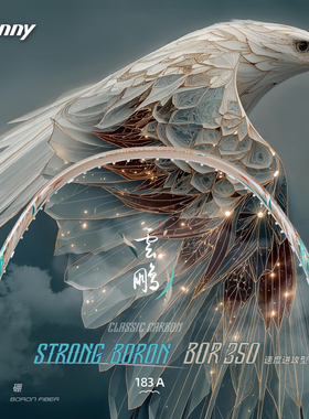 bonny波力2026新品云鹏全碳素羽毛球拍男女专业速度进攻拍单拍