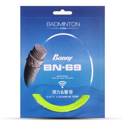 bonny波力bn-69专业羽毛球拍线