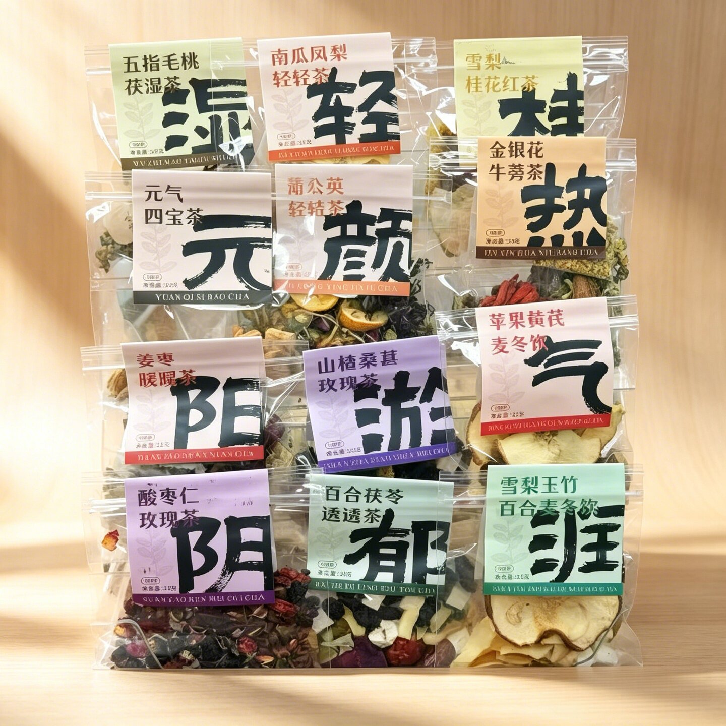 女士多口味组合养生茶料包可煮可代用/花草茶