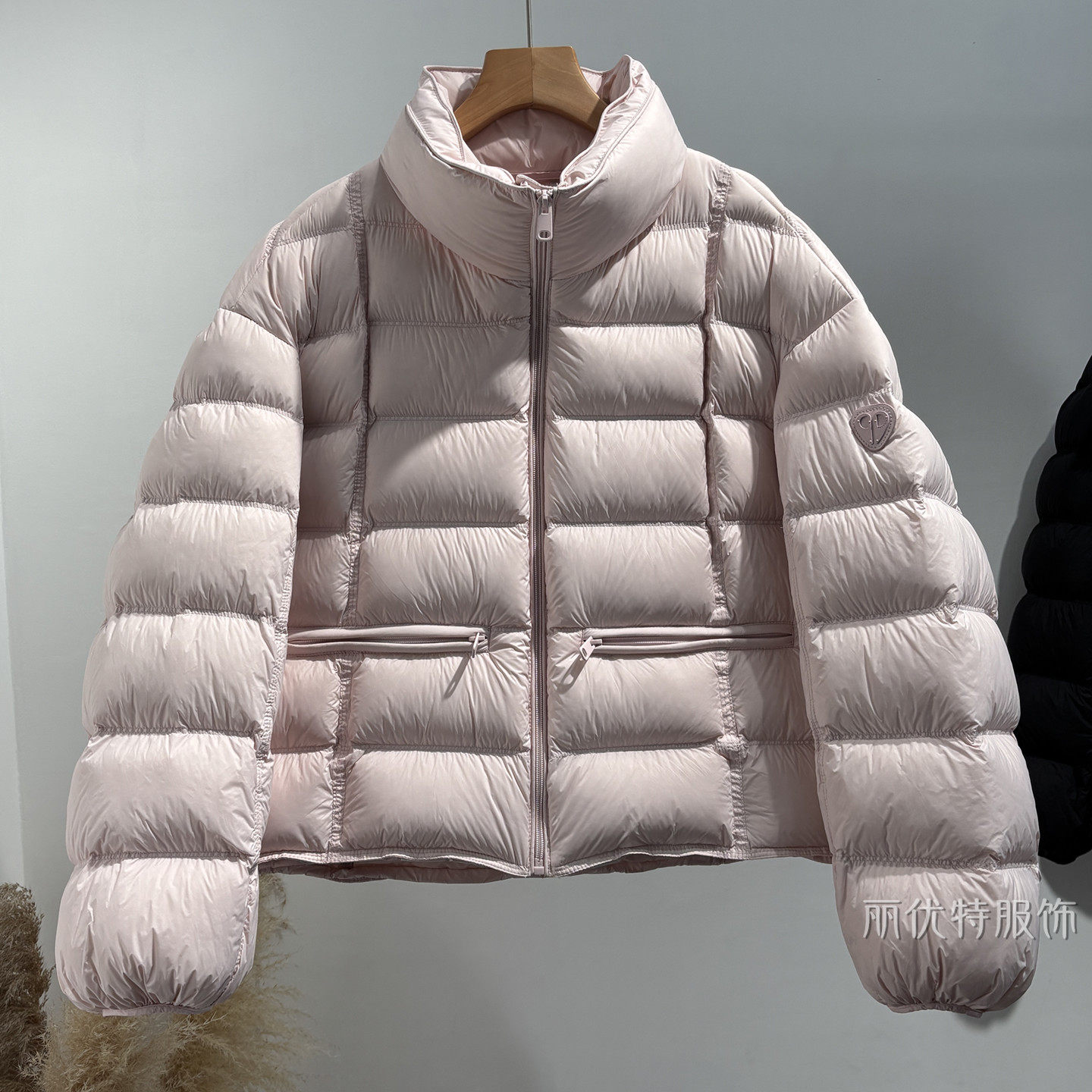 韩版排骨短款立领面包服女90白鸭绒小个子蓬松加厚保暖羽绒服外套