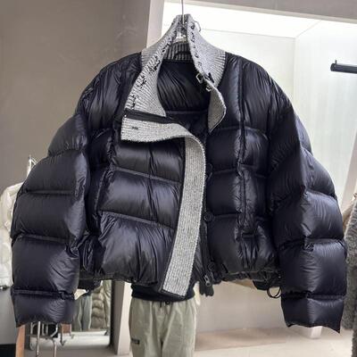 2024年冬季新款白鸭绒面包服韩版