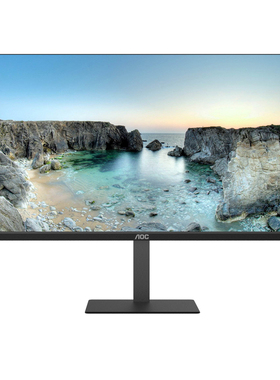 AOC一体机电脑N5095/8G/256G家用办公A243800-1FBF5F