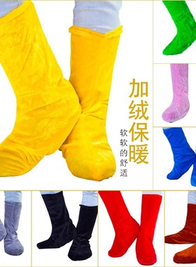 儿童动物服演出服鞋套专拍红色黄色蓝色白色动物鞋套