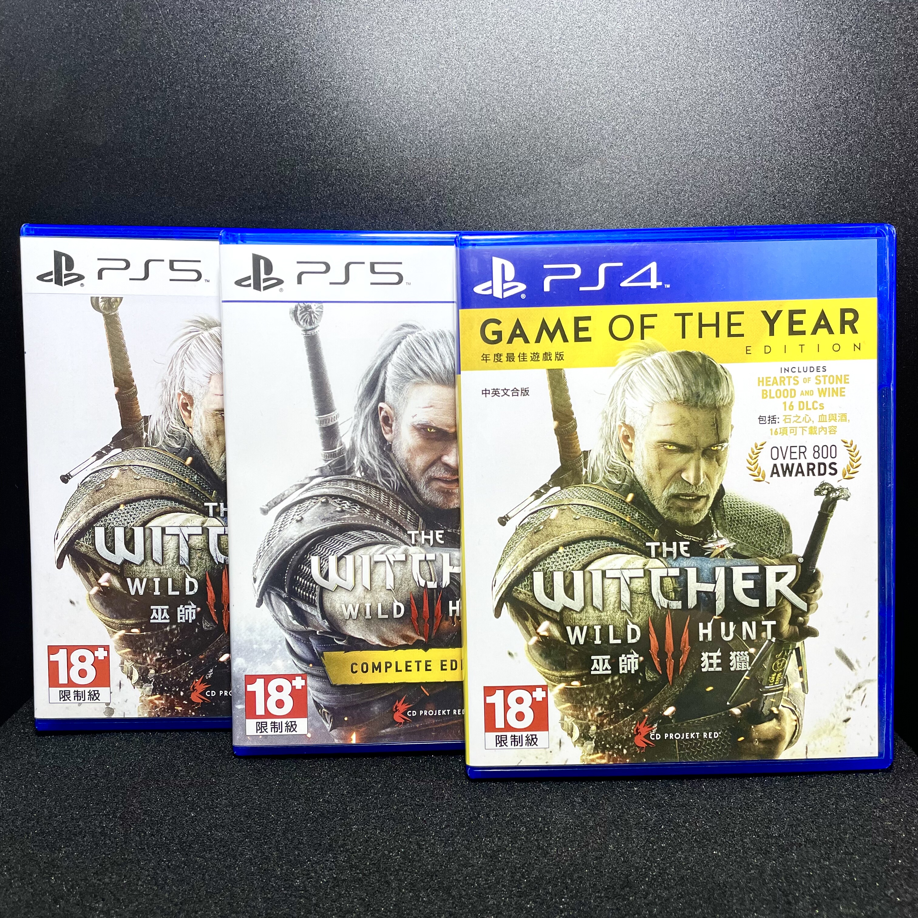 PS4/PS5非游戏 巫师3 自制封面盒子 不能玩游戏 无光盘 用于装饰