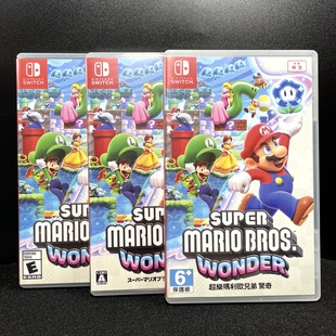Switch ns国产包装盒 马里奥兄弟 惊奇 自印封面 没有卡带 仅空盒