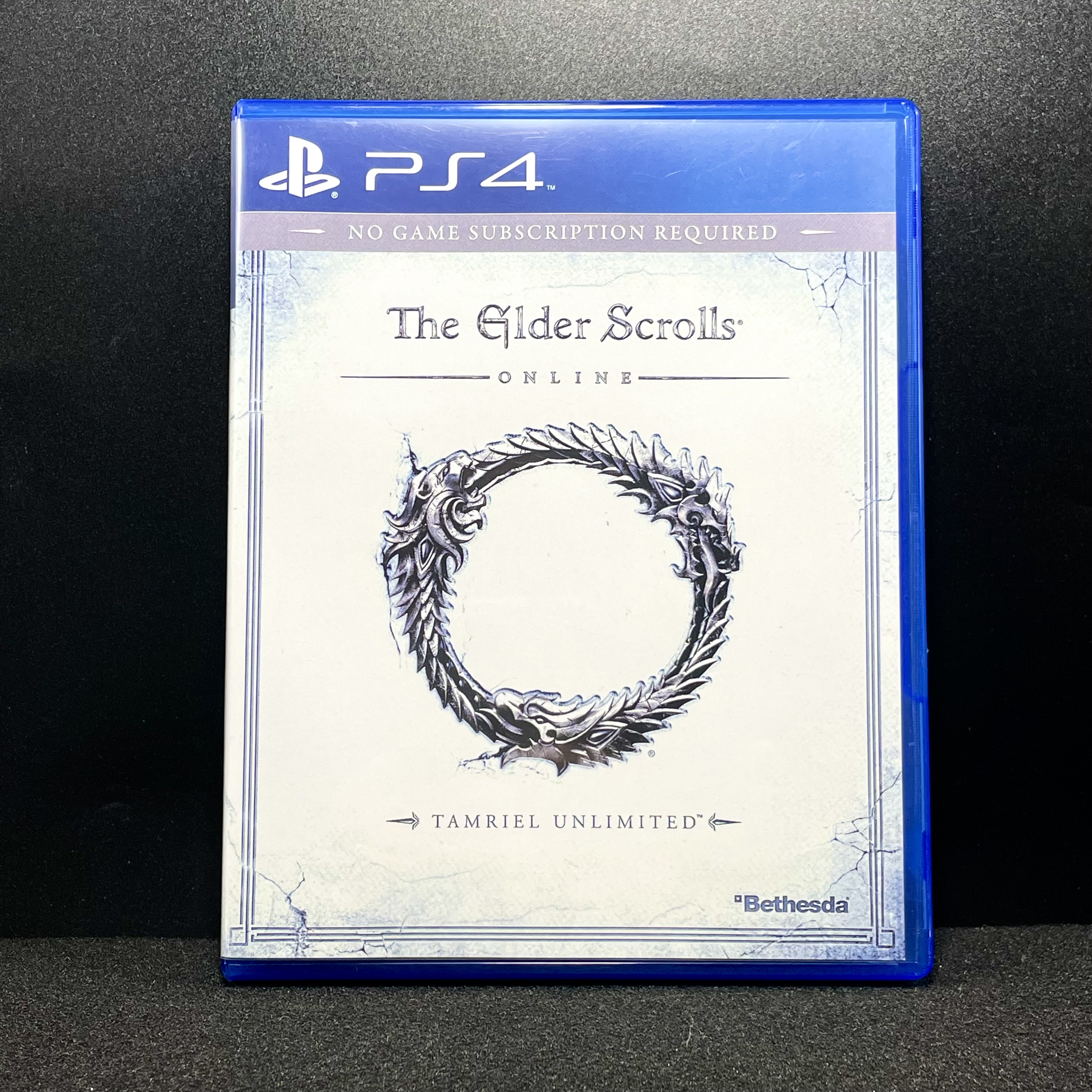 PS4国产包装盒 上古卷轴 online 自印封面 没有光盘 空盒