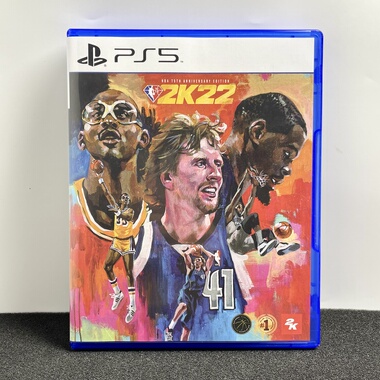 PS5国产包装盒 美国职业篮球 NBA 2K22 自印封面 没有光盘 仅空盒