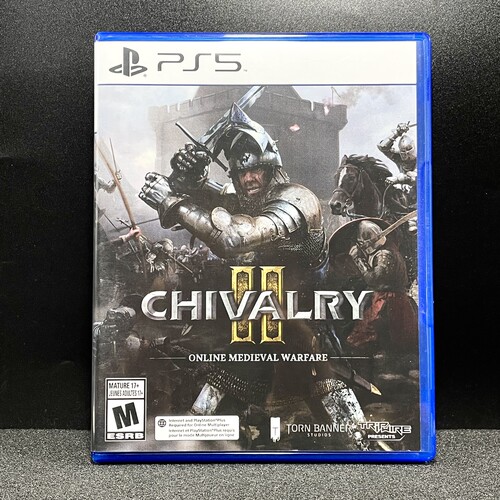 PS5国产包装盒 骑士精神2 Chivalry 2 自印封面 没有光盘 仅空盒