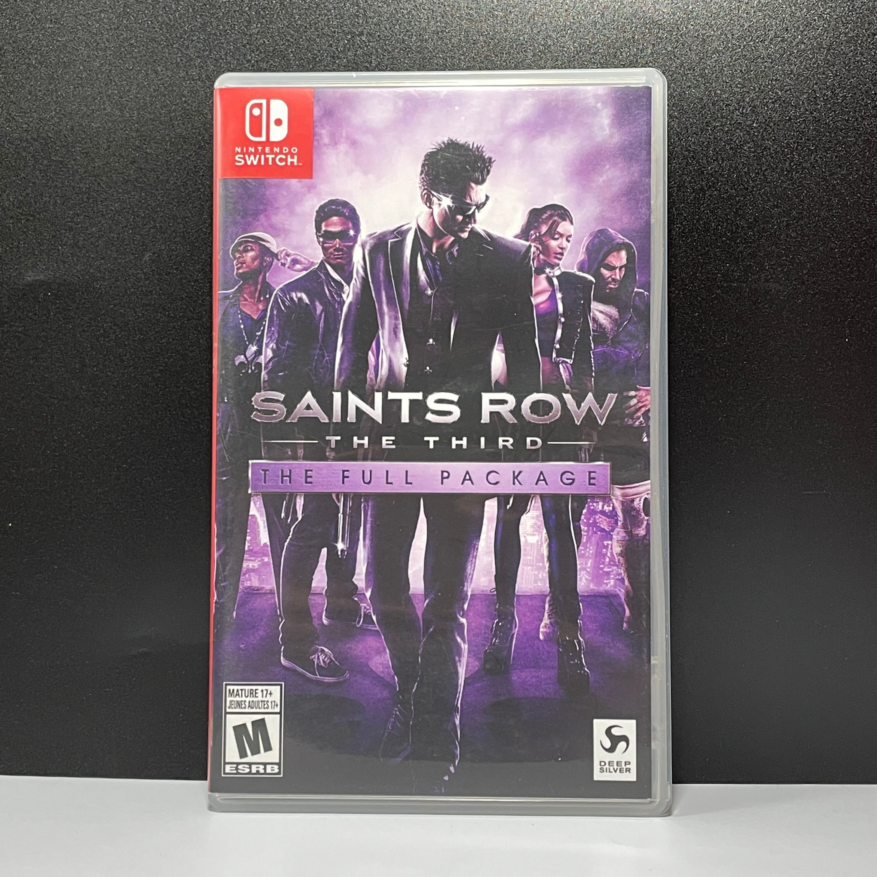 Switch ns国产收纳盒 黑道圣徒3:完整版 自印封面 没有卡带 空盒