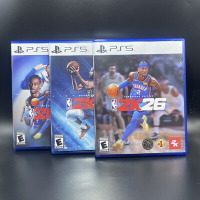 PS5国产包装盒 美国职业篮球 NBA 2K26 自制封面 没有光盘 不能玩