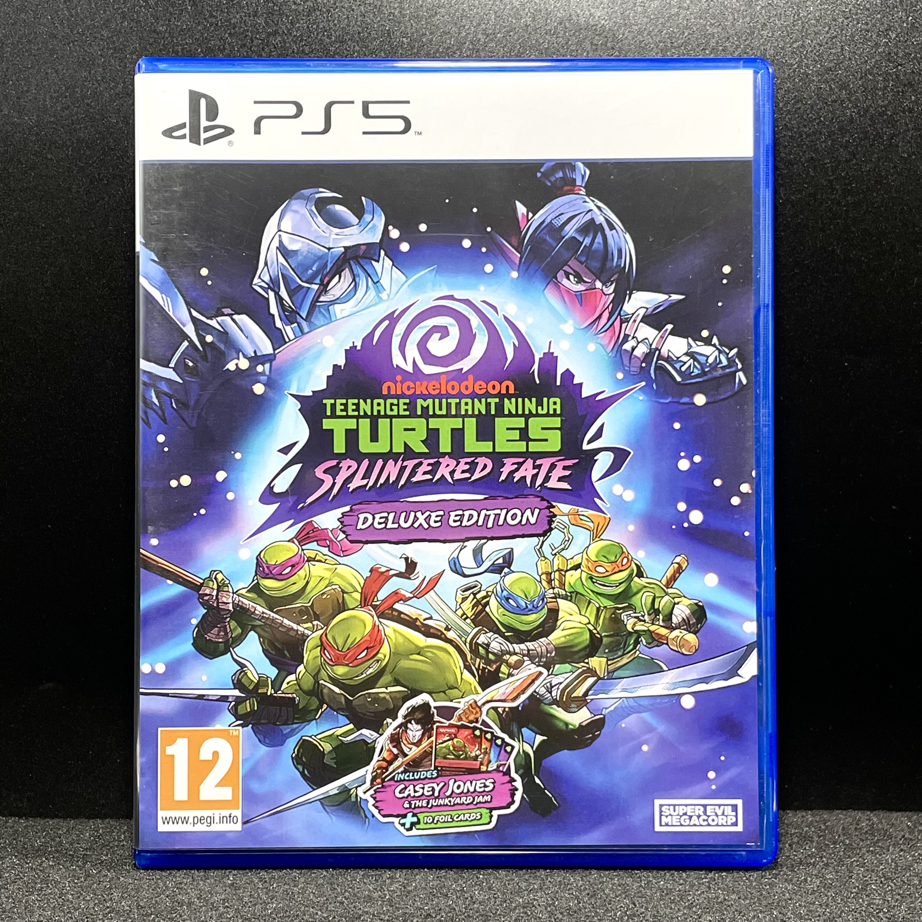 PS5国产包装盒 忍者神龟：裂变命运 自印封面 没有光盘 仅空盒