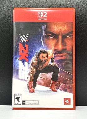 Switch2 ns2国产包装盒 WWE 2K25 自印封面 没有卡带 空盒