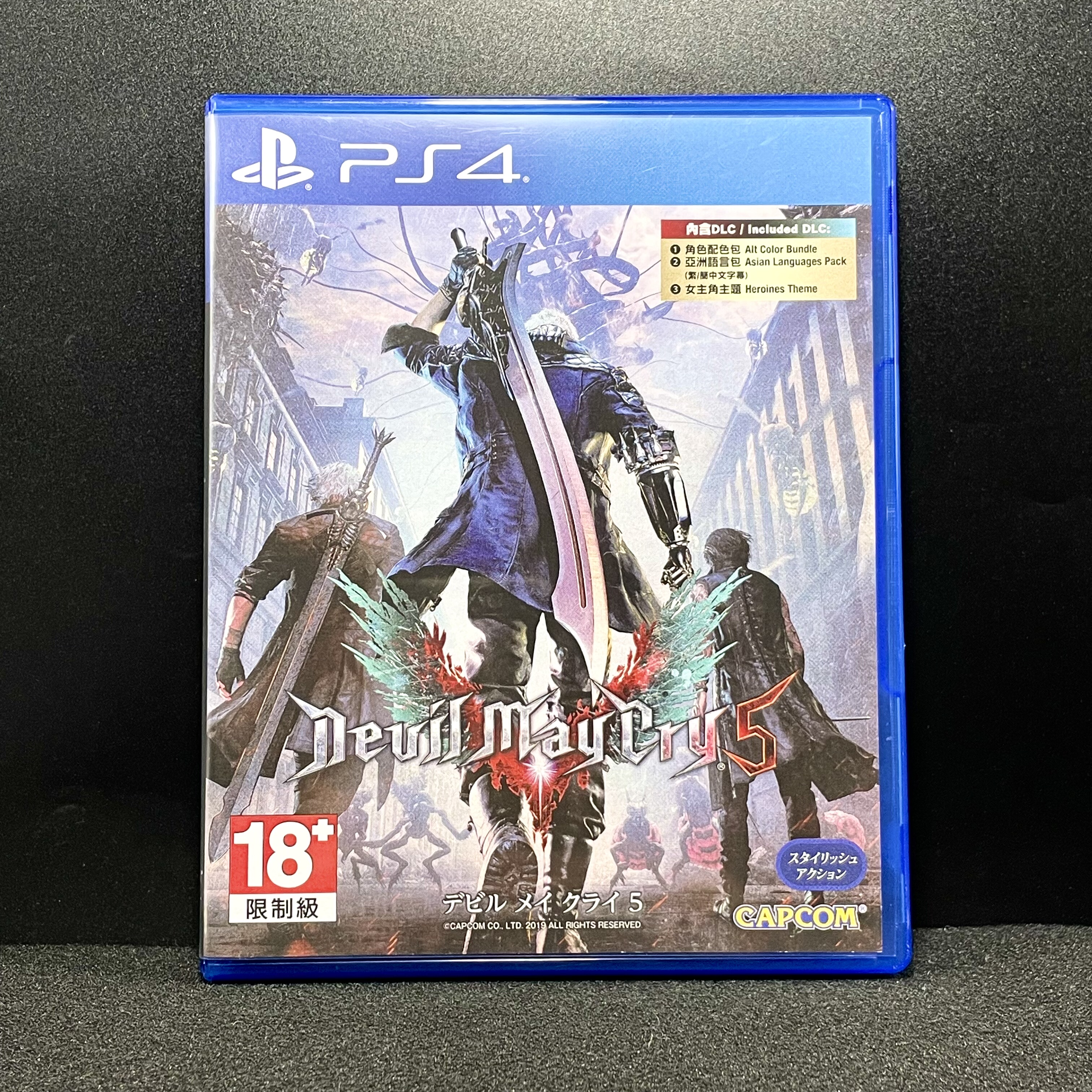 PS4国产包装盒 光盘鬼泣5  Devil May Cry 5 自印封面 没有光盘图片