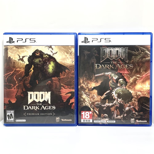 PS5国产包装盒 DOOM 毁灭战士 黑暗纪元 自制封面 无光盘 不能玩