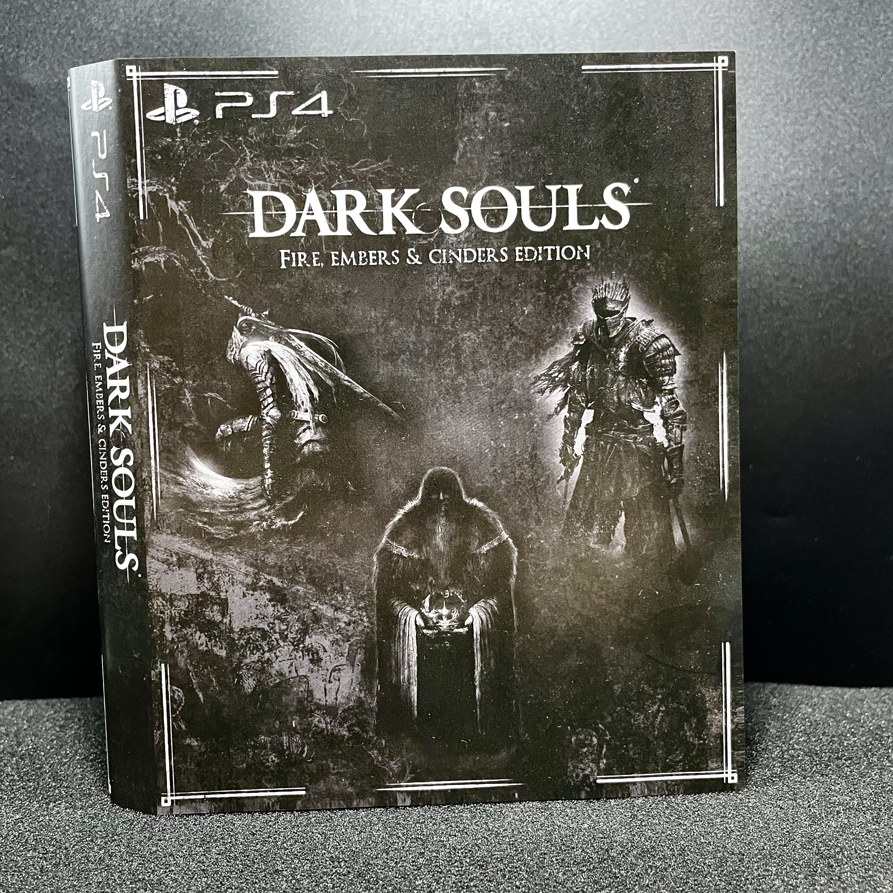 PS4国产包装盒 恶魔之魂 自制排版封面 没有光盘 不能玩游戏