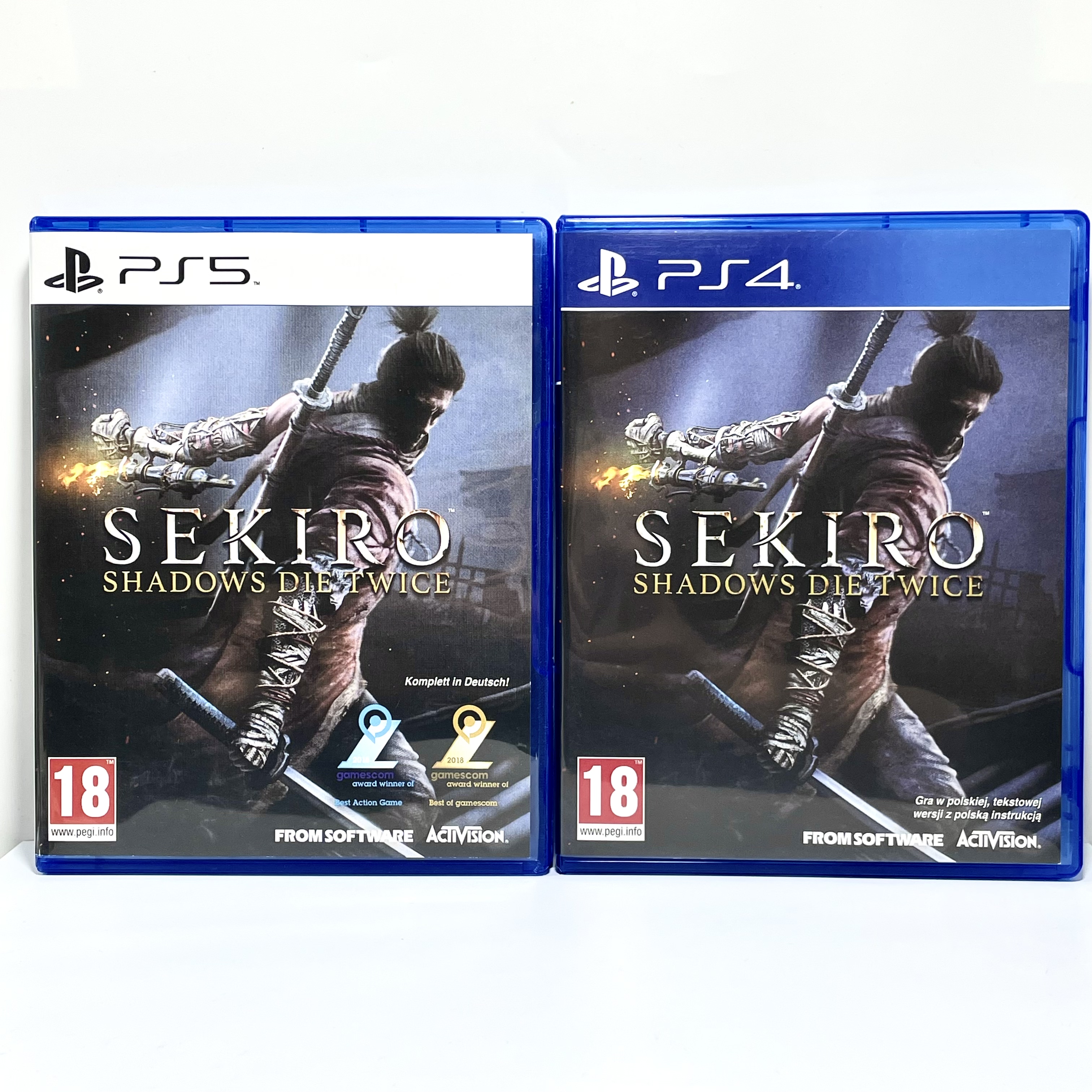 PS4/PS5国产光盘收纳盒 只狼 SEKIRO 自印封面 没有光盘 空盒图片