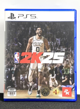 PS5国产包装盒 NBA2K25 职业篮球联赛 自印封面 没有光盘 空盒