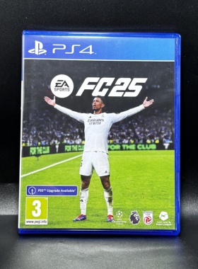 PS4国产包装盒 足球25 FC25 自制封面 没有光盘 无游戏 仅空盒