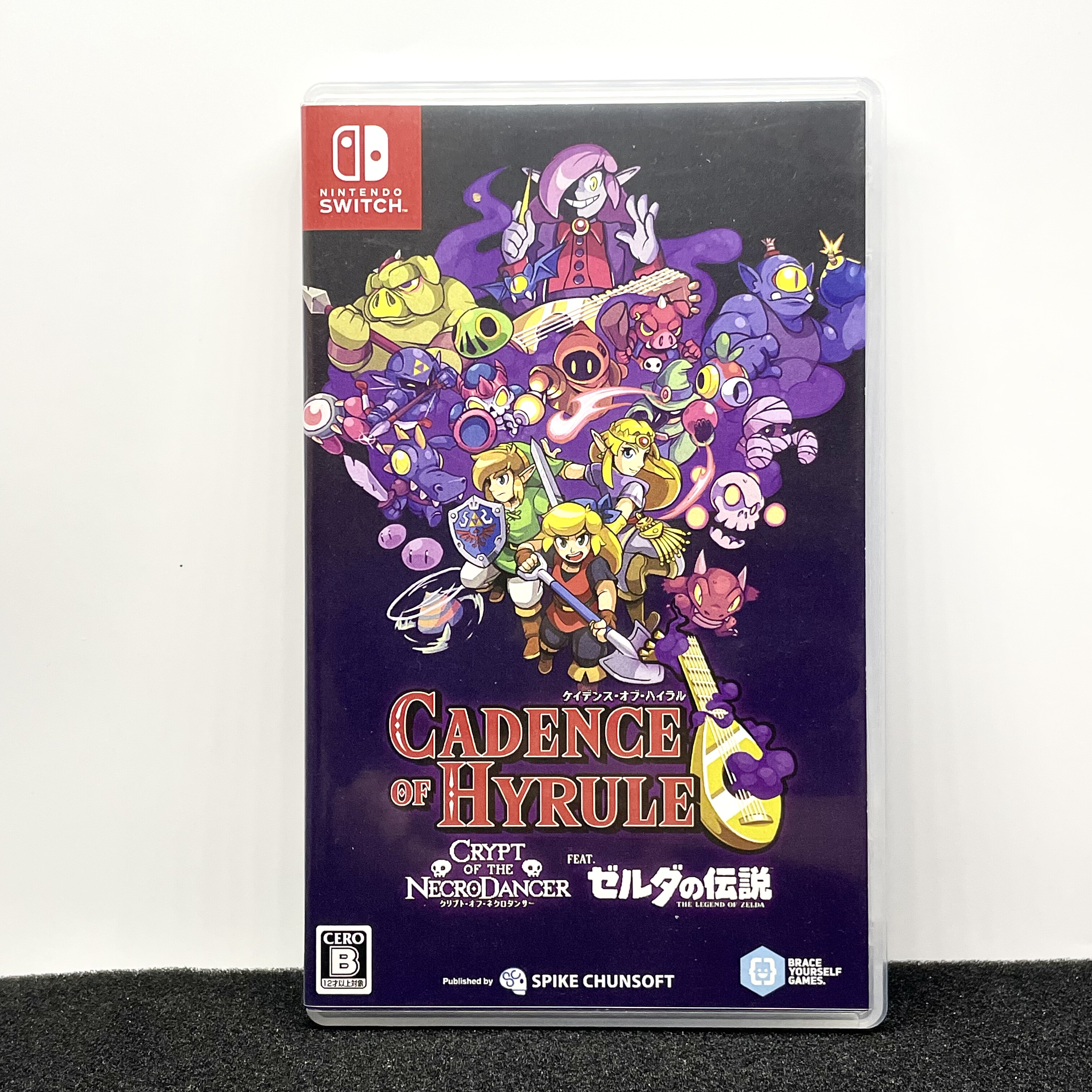 Switch ns包装盒 节奏海拉鲁 死灵舞师地牢 自制封面 无卡带 空盒