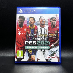 PS4国产包装盒 PES2021 实况足球2021 自制封面 没有光盘 仅空盒