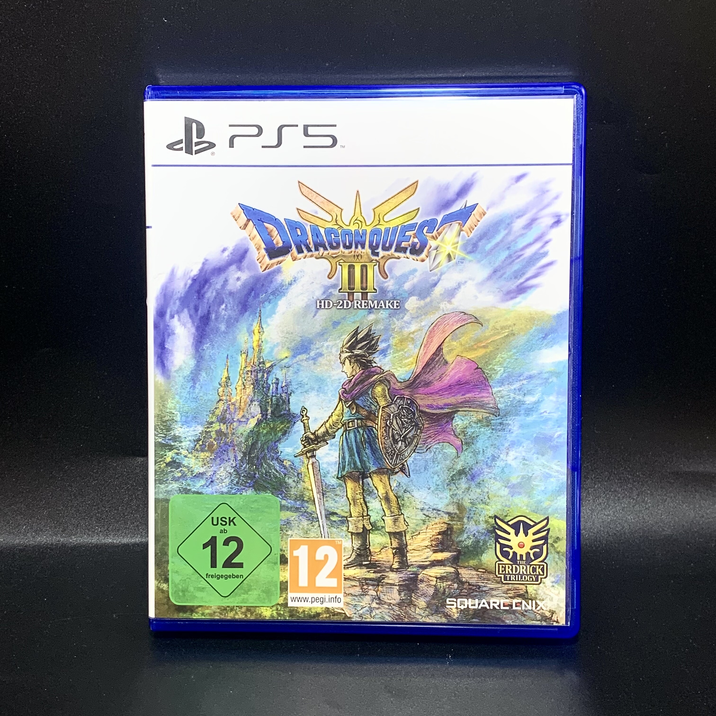 PS5国产包装盒 勇者斗恶龙3 传说的开始 自制封面 无光盘 仅空盒