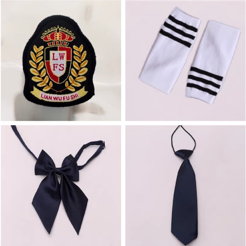 男童领带女童领花演出配饰足球袜