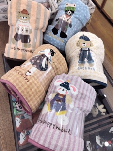 双利新款动物乐园毛巾浴巾干发帽珊瑚绒超强吸水加大柔软可爱卡通