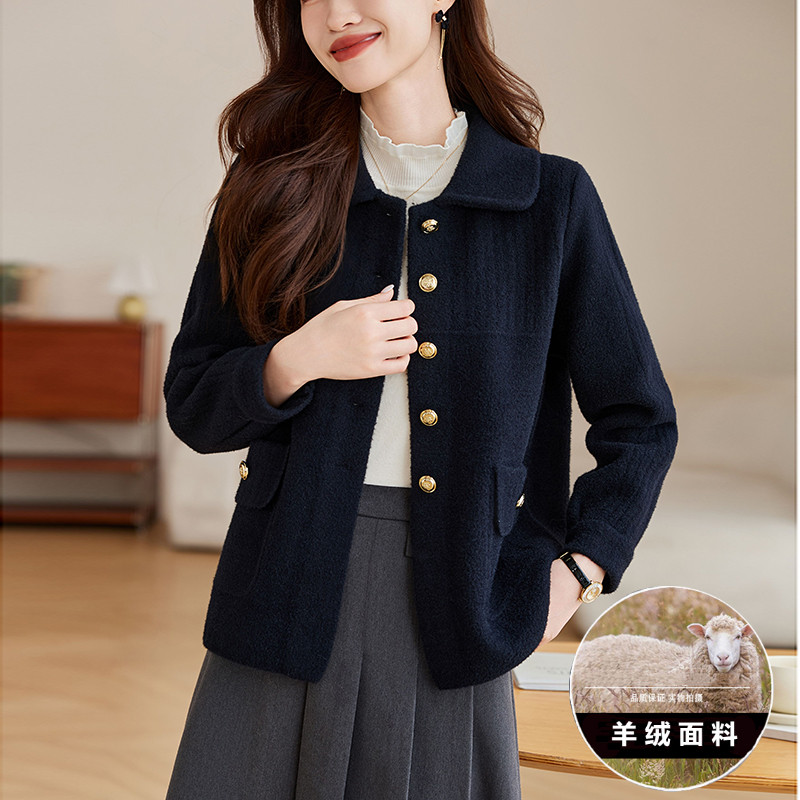 2025春季新款羊毛外套女款春秋爆款高级感高端大气上档次女士开衫