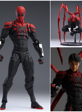 MESS TOYS章帕克 究极蜘蛛侠 究极邻居 黑红盒装可动手办模型收藏