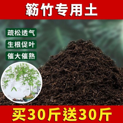 簕竹专用土家庭绿植栽培土簕竹营养土种植泥土家庭肥料疏松土壤