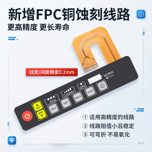 【将睿】薄膜面板 按键面板定做 薄膜开关 pvc面板pc面板标牌生产面贴定制仪表仪器设备面膜磨砂3M按键贴膜 - 封面