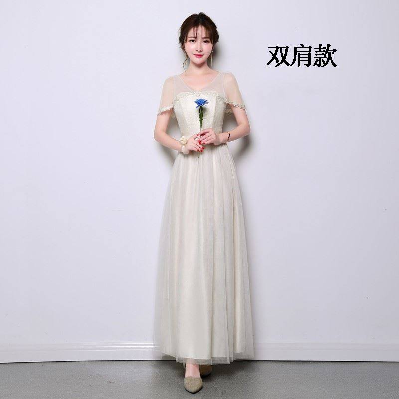 伴娘服长款2018年新款韩版姐妹团修身显瘦新娘敬酒服宴会晚礼服裙|msdalam kategori Butik wanita / wanita, perkahwinan/Cheongsam/pakaian, pakaian/malam - dari Buy2taobao.com untuk memberikan perkhidmatan ejen Taobao profesional membeli